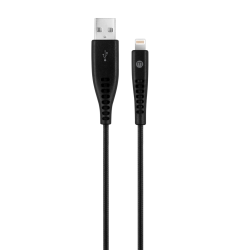 mojue Ekstra Dayanıklı USB-A - Lightning 2A Şarj Kablosu 120cm Siyah