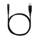 mojue Ekstra Dayanıklı USB-A - Lightning 2A Şarj Kablosu 120cm Siyah