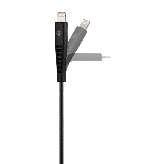 mojue Ekstra Dayanıklı USB-A - Lightning 2A Şarj Kablosu 120cm Siyah