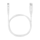 mojue Ekstra Dayanıklı USB-A - USB-C 2A Şarj Kablosu 200cm Beyaz