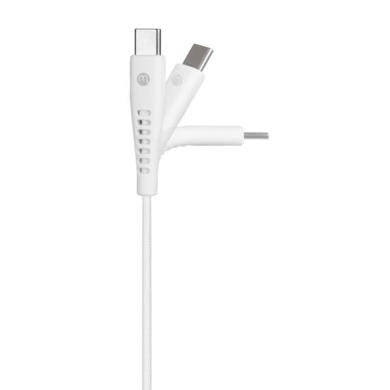 mojue Ekstra Dayanıklı USB-A - USB-C 2A Şarj Kablosu 200cm Beyaz