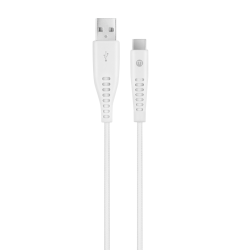 mojue Ekstra Dayanıklı USB-A - USB-C 2A Şarj Kablosu 300cm Beyaz