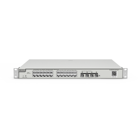 Reyee RG-NBS3200-24GT4XS-P-V2 24 Portlu, 10/100/1000 Gigabit, L2 Yönetilebilir Switch, 4*10G SFP, 24 Port PoE (370W)