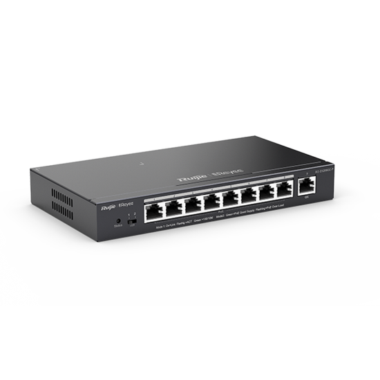 Reyee RG-ES209GC-P 9 Portlu, 10/100/1000 Gigabit, Yönetilebilir Switch, 8 Port PoE+ (120W)