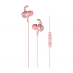 ttec EchoFit Kumandalı ve Mikrofonlu Kulakiçi Kulaklık Roze Altın