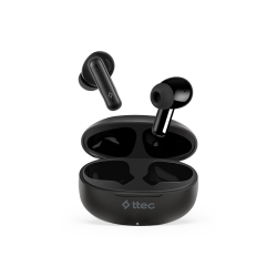 ttec AirBeat Twist Gerçek Kablosuz TWS Bluetooth Kulaklık- 2KM164 Siyah