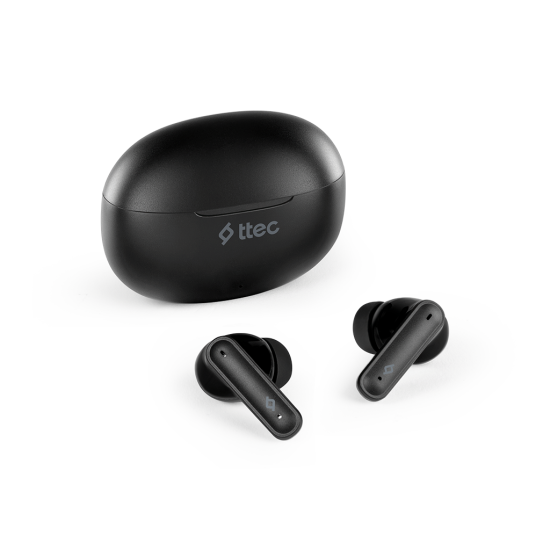 ttec AirBeat Twist Gerçek Kablosuz TWS Bluetooth Kulaklık- 2KM164 Siyah