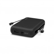 ttec ReCharger Duo+ 10.000mAh Lightning Dahili Kablolu Taşınabilir Şarj Aleti / Powerbank Siyah