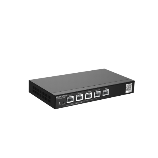 Reyee RG-EG305GH-P-E 5 Portlu Router, Web Yönetilebilir, 300 Kullanıcı, 4 Port PoE(60W)
