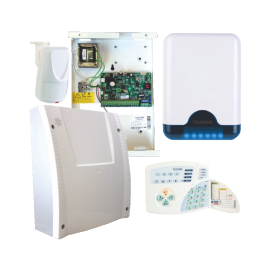 Teknim SET VAP-404PT PSTN Li Alarm Seti, Akü Hariç
