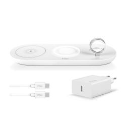 ttec SmartCharger Air iPhone+Apple Watch+AirPods Kablosuz Hızlı Şarj Aleti ve  PD 20W Seyahat Şarj Aleti