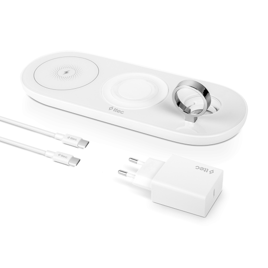 ttec SmartCharger Air iPhone+Apple Watch+AirPods Kablosuz Hızlı Şarj Aleti ve  PD 20W Seyahat Şarj Aleti