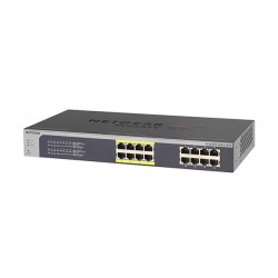 NetGear JGS516PE-100EUS 16 Portlu 10/100/1000 Gigabit Prosafe Plus Switch, 8 Port PoE (85W)