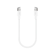 ttec USB-C - USB-C 30cm 60W PD/QC Hızlı Şarj/Data Kablosu Beyaz