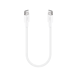 ttec USB-C - USB-C 30cm 60W PD/QC Hızlı Şarj/Data Kablosu Beyaz
