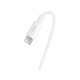 ttec USB-C - USB-C 30cm 60W PD/QC Hızlı Şarj/Data Kablosu Beyaz