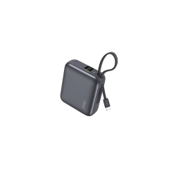 ttec ReCharger Mini LCD 10.000mAh PD 35W USB-C Dahili Kablolu Taşınabilir Hızlı Şarj Aleti/Powerbank - 2BB232GR