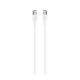 ttec USB-C - USB-C 300cm 60W PD/QC Hızlı Şarj/Data Kablosu Beyaz Beyaz