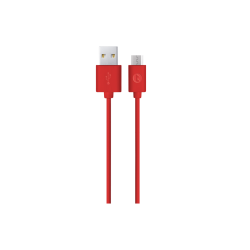 taks USB-A - Micro USB Kablosu Kırmızı