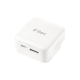 ttec SmartCharger Duo 30W PD İngiltere (UK) Katlanır Seyahat Hızlı Şarj Aleti Beyaz