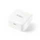 ttec SmartCharger 30W PD İngiltere (UK) Katlanır Seyahat Hızlı Şarj Aleti + USB-C - Lightning  150cm Kablo Beyaz