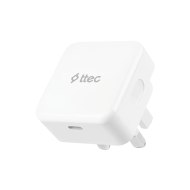 ttec SmartCharger PD 20W İngiltere (UK) Katlanır Seyahat Hızlı Şarj Aleti Beyaz