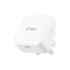 ttec SmartCharger PD 20W İngiltere (UK) Katlanır Seyahat Hızlı Şarj Aleti Beyaz