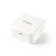 ttec SmartCharger PD 20W İngiltere (UK) Katlanır Seyahat Hızlı Şarj Aleti + USB-C - USB-C 60W Kablo Beyaz