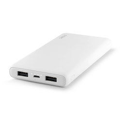 ttec PowerSlim S Trio 10.000mAh Taşınabilir Şarj Aleti / Powerbank Beyaz