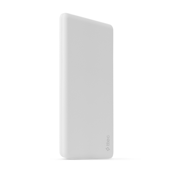 ttec PowerSlim S Trio 10.000mAh Taşınabilir Şarj Aleti / Powerbank Beyaz