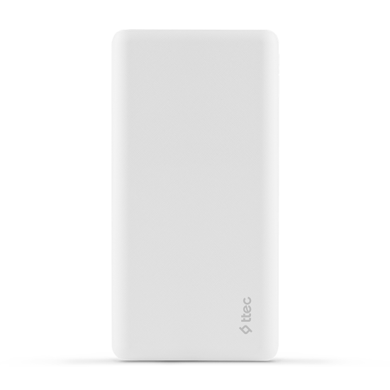 ttec PowerSlim S Trio 10.000mAh Taşınabilir Şarj Aleti / Powerbank Beyaz