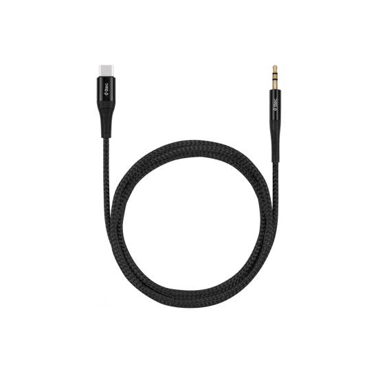 ttec Aux - USB-C Ses Kablosu 100cm Siyah