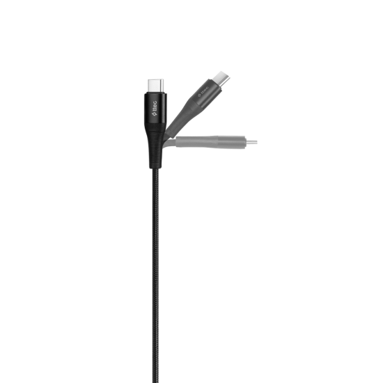 ttec Aux - USB-C Ses Kablosu 100cm Siyah