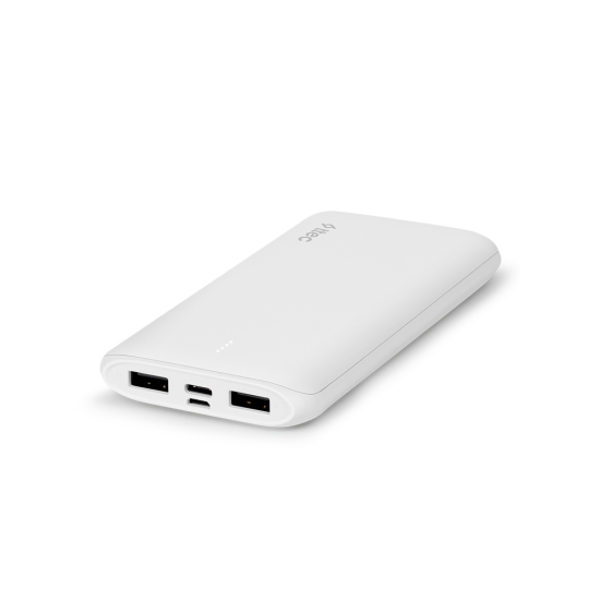 ttec PowerSlim Duo 10.000mAh Taşınabilir Şarj Aleti / Powerbank Beyaz