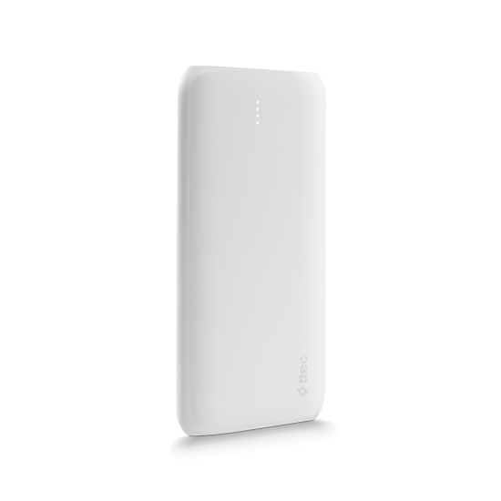 ttec PowerSlim Duo 10.000mAh Taşınabilir Şarj Aleti / Powerbank Beyaz