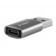 ttec USB-A 3.0 – Type-C OTG Dönüştürücü Adaptör Uzay Grisi