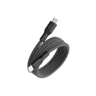 ttec USB-C - USB-C Mıknatıslı 100cm 60W Örgü Hızlı Şarj Kablosu Siyah