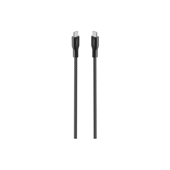 ttec USB-C - USB-C Mıknatıslı 100cm 60W Örgü Hızlı Şarj Kablosu Siyah