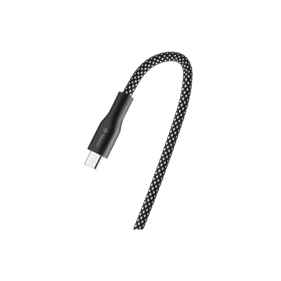 ttec USB-C - USB-C Mıknatıslı 100cm 60W Örgü Hızlı Şarj Kablosu Siyah