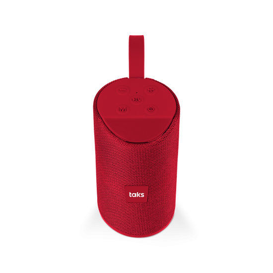 taks KH01 Taşınabilir Kablosuz Bluetooth Hoparlör Kırmızı
