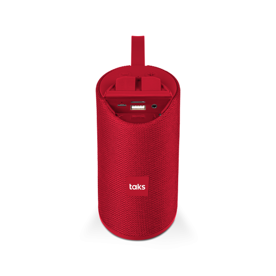 taks KH01 Taşınabilir Kablosuz Bluetooth Hoparlör Kırmızı