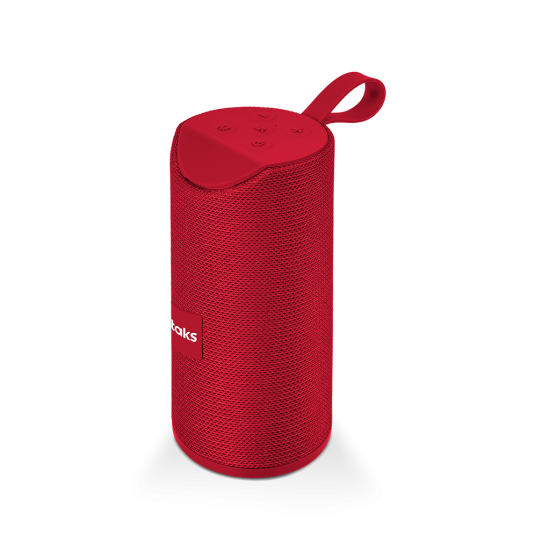 taks KH01 Taşınabilir Kablosuz Bluetooth Hoparlör Kırmızı