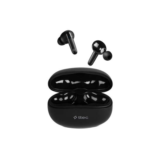 ttec AirBeat Switch ENC Gerçek Kablosuz TWS Bluetooth Kulaklık Siyah
