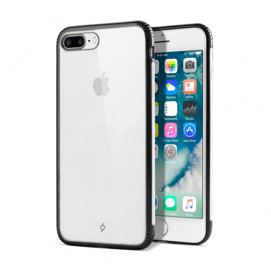 ttec SlimGuard Koruma Kılıfı iPhone 8 Plus Siyah Gri