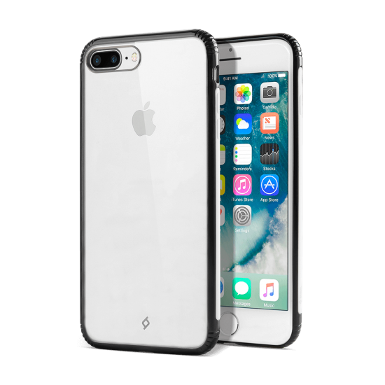ttec SlimGuard Koruma Kılıfı iPhone 8 Plus Siyah Gri