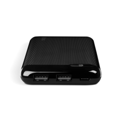 ttec PowerSlim LCD 10.000 mAh Taşınabilir Şarj Aleti / Powerbank USB-C Giriş/Çıkış Siyah
