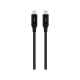 ttec USB-C - Lightning Hızlı Şarj Kablosu 150cm Siyah