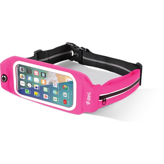 ttec EasyFit Belt XL Telefon Cepli Spor Bel Çantası Pembe