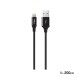 ttec AlumiCable XL USB-A - Lightning Şarj Kablosu 2mt. Siyah