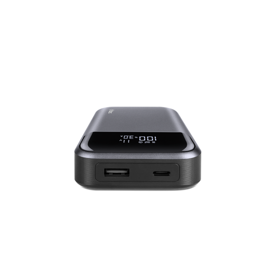 ttec ReCharger Pro LCD 10.000mAh PD 30W  Taşınabilir Hızlı Şarj Aleti/Powerbank 2BB214 Uzay Grisi